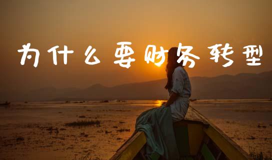 为什么要财务转型_https://wap.hpmsj.cn_基金分析_第1张