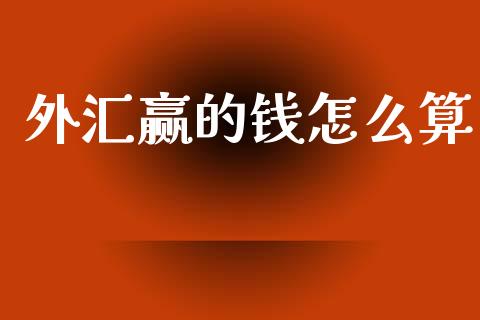 外汇赢的钱怎么算_https://wap.hpmsj.cn_金融机构_第1张
