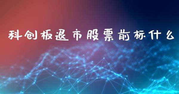 科创板退市股票前标什么_https://wap.hpmsj.cn_基金分析_第1张