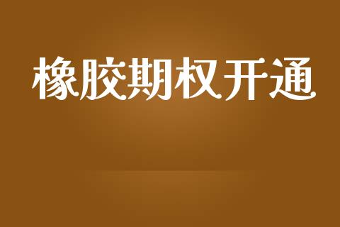 橡胶期权开通_https://wap.hpmsj.cn_基金分析_第1张