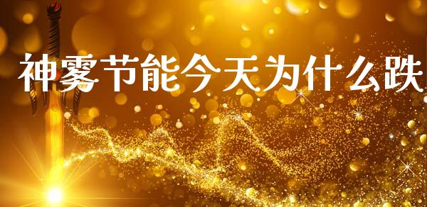神雾节能今天为什么跌_https://wap.hpmsj.cn_财经时评_第1张