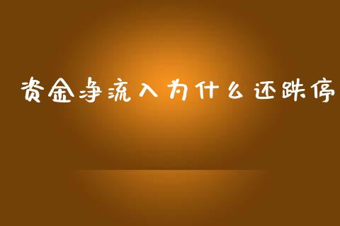 资金净流入为什么还跌停_https://wap.hpmsj.cn_外汇汇率_第1张