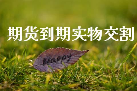 期货到期实物交割_https://wap.hpmsj.cn_外汇汇率_第1张