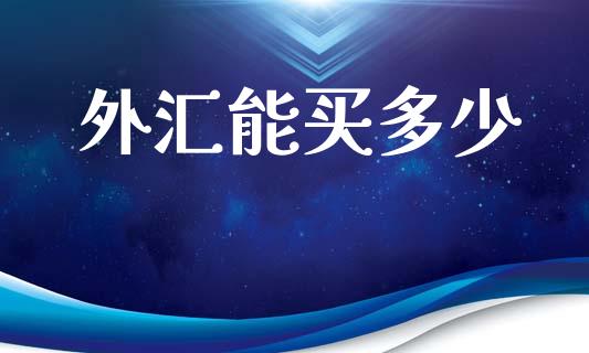 外汇能买多少_https://wap.hpmsj.cn_期货交易_第1张