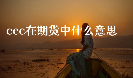 cec在期货中什么意思_https://wap.hpmsj.cn_金融机构_第1张