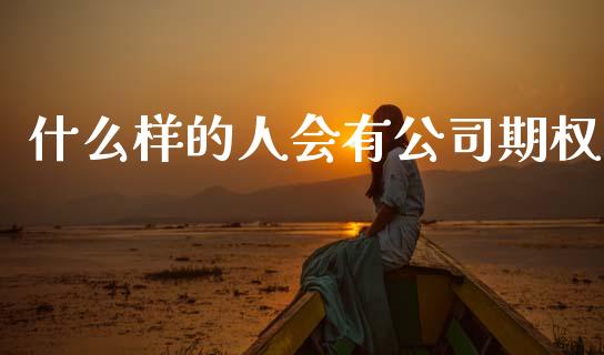什么样的人会有公司期权_https://wap.hpmsj.cn_金融机构_第1张