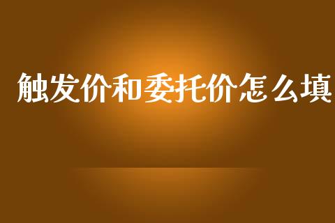 触发价和委托价怎么填_https://wap.hpmsj.cn_财经时评_第1张