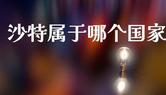 沙特属于哪个国家_https://wap.hpmsj.cn_基金分析_第1张