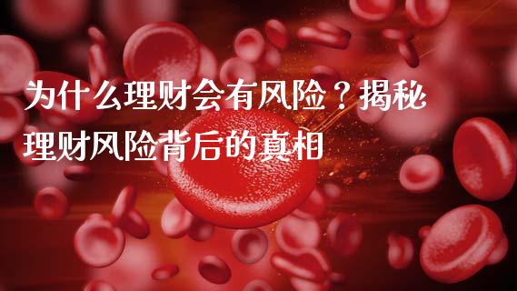 为什么理财会有风险？揭秘理财风险背后的真相_https://wap.hpmsj.cn_债券投资_第1张