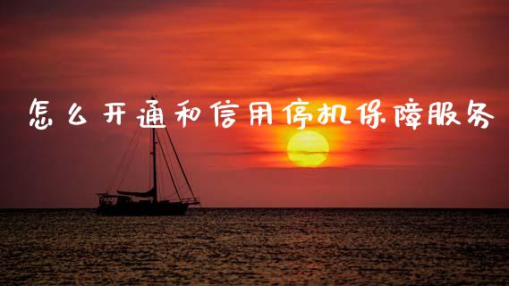 怎么开通和信用停机保障服务_https://wap.hpmsj.cn_基金分析_第1张