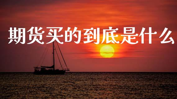 期货买的到底是什么_https://wap.hpmsj.cn_债券投资_第1张