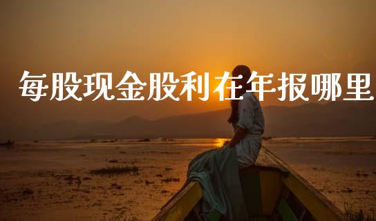 每股现金股利在年报哪里_https://wap.hpmsj.cn_外汇汇率_第1张