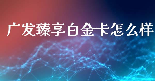 广发臻享白金卡怎么样_https://wap.hpmsj.cn_债券投资_第1张