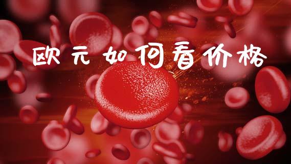欧元如何看价格_https://wap.hpmsj.cn_期货交易_第1张