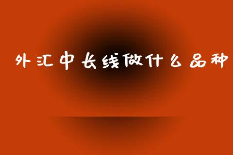 外汇中长线做什么品种_https://wap.hpmsj.cn_债券投资_第1张