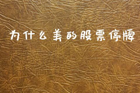 为什么美的股票停牌_https://wap.hpmsj.cn_债券投资_第1张