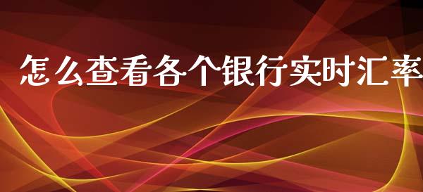 怎么查看各个银行实时汇率_https://wap.hpmsj.cn_基金分析_第1张
