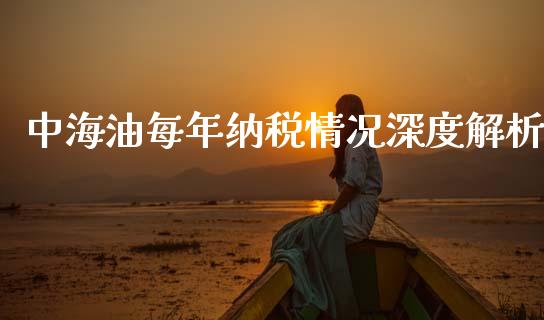 中海油每年纳税情况深度解析_https://wap.hpmsj.cn_金融机构_第1张
