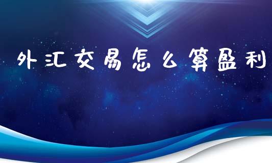 外汇交易怎么算盈利_https://wap.hpmsj.cn_基金分析_第1张
