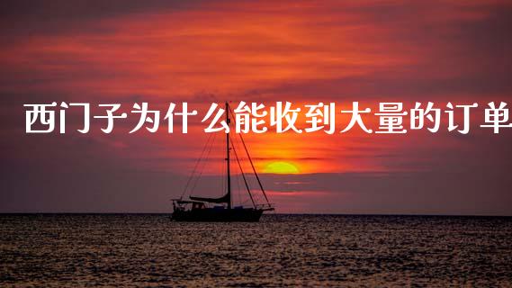 西门子为什么能收到大量的订单_https://wap.hpmsj.cn_外汇汇率_第1张