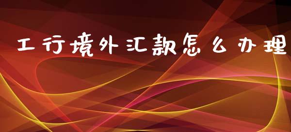工行境外汇款怎么办理_https://wap.hpmsj.cn_债券投资_第1张