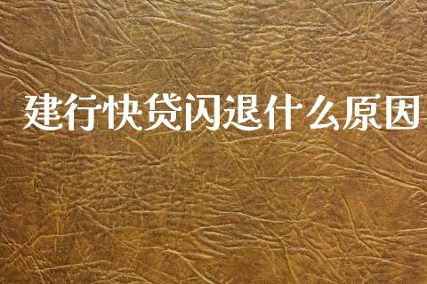 建行快贷闪退什么原因_https://wap.hpmsj.cn_外汇汇率_第1张