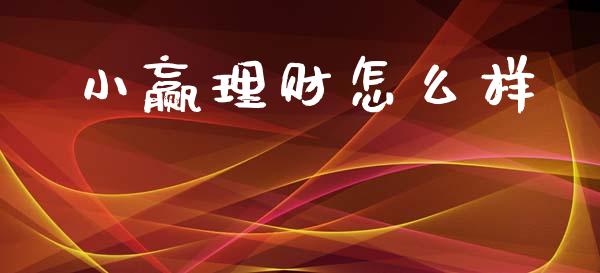 小赢理财怎么样_https://wap.hpmsj.cn_债券投资_第1张