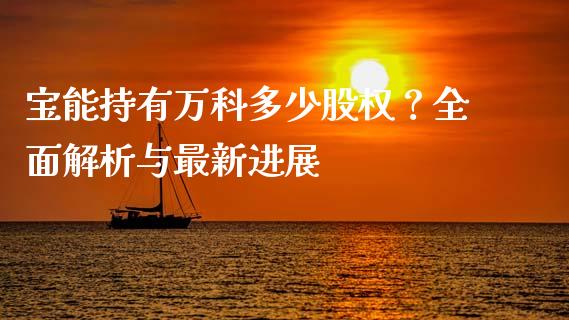 宝能持有万科多少股权？全面解析与最新进展_https://wap.hpmsj.cn_财经时评_第1张