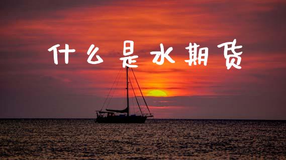 什么是水期货_https://wap.hpmsj.cn_期货交易_第1张