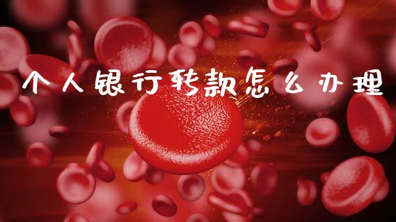 个人银行转款怎么办理_https://wap.hpmsj.cn_期货交易_第1张