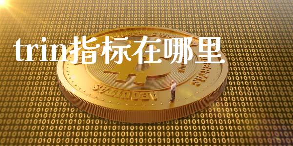 trin指标在哪里_https://wap.hpmsj.cn_金融机构_第1张