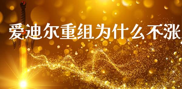 爱迪尔重组为什么不涨_https://wap.hpmsj.cn_期货交易_第1张