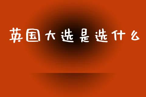 英国大选是选什么_https://wap.hpmsj.cn_债券投资_第1张