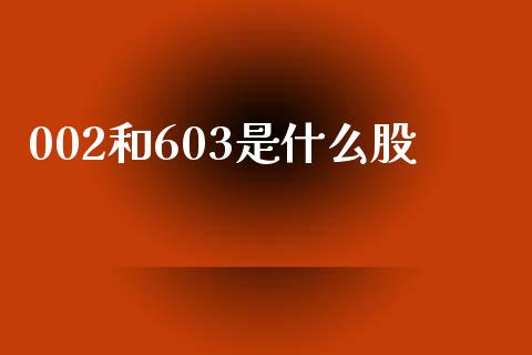 002和603是什么股_https://wap.hpmsj.cn_债券投资_第1张