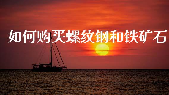 如何购买螺纹钢和铁矿石_https://wap.hpmsj.cn_外汇汇率_第1张