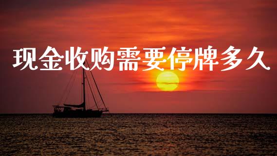 现金收购需要停牌多久_https://wap.hpmsj.cn_债券投资_第1张