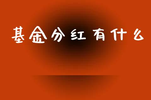 基金分红有什么_https://wap.hpmsj.cn_债券投资_第1张