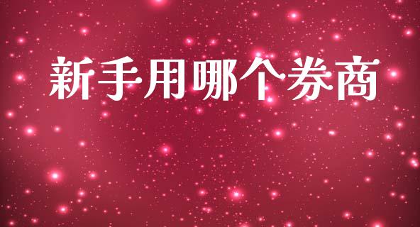 新手用哪个券商_https://wap.hpmsj.cn_金融机构_第1张