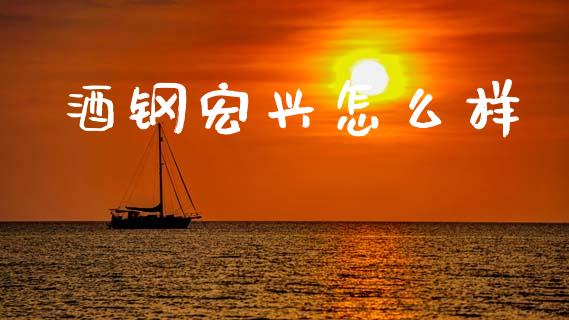 酒钢宏兴怎么样_https://wap.hpmsj.cn_基金分析_第1张