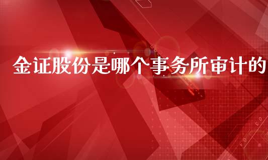 金证股份是哪个事务所审计的_https://wap.hpmsj.cn_债券投资_第1张