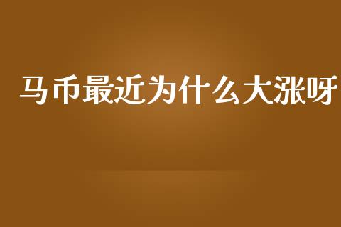 马币最近为什么大涨呀_https://wap.hpmsj.cn_基金分析_第1张