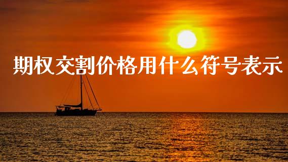期权交割价格用什么符号表示_https://wap.hpmsj.cn_基金分析_第1张