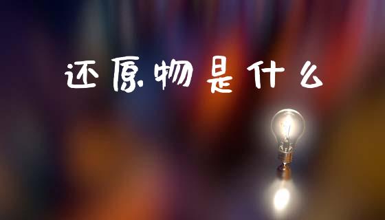 还原物是什么_https://wap.hpmsj.cn_债券投资_第1张