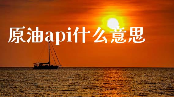 原油api什么意思_https://wap.hpmsj.cn_债券投资_第1张