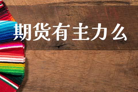 期货有主力么_https://wap.hpmsj.cn_债券投资_第1张