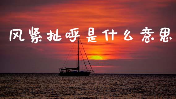 风紧扯呼是什么意思_https://wap.hpmsj.cn_债券投资_第1张
