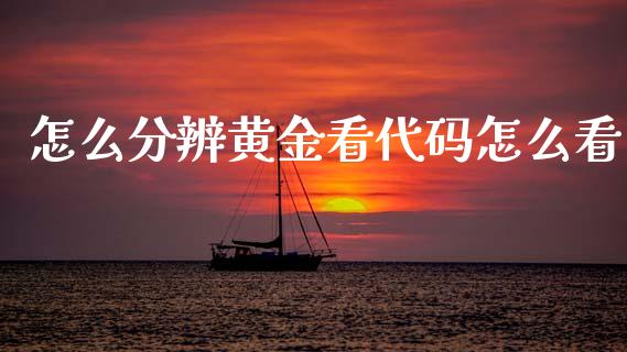 怎么分辨黄金看代码怎么看_https://wap.hpmsj.cn_外汇汇率_第1张