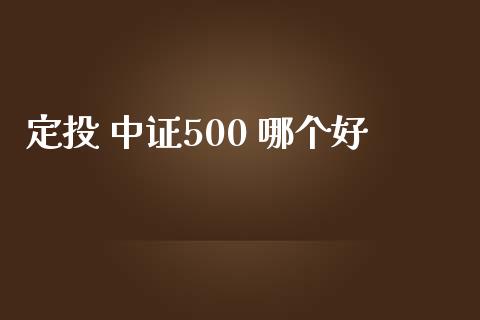 定投 中证500 哪个好_https://wap.hpmsj.cn_金融机构_第1张