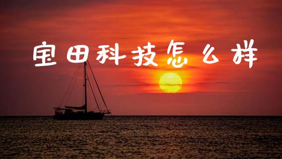 宝田科技怎么样_https://wap.hpmsj.cn_基金分析_第1张