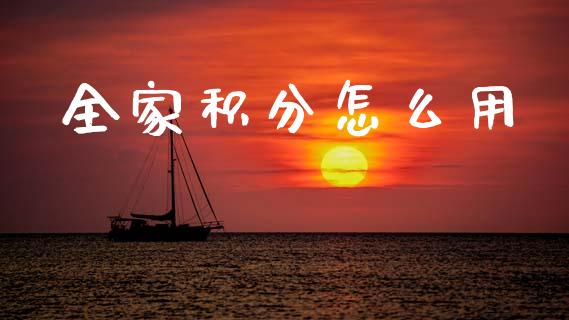 全家积分怎么用_https://wap.hpmsj.cn_债券投资_第1张